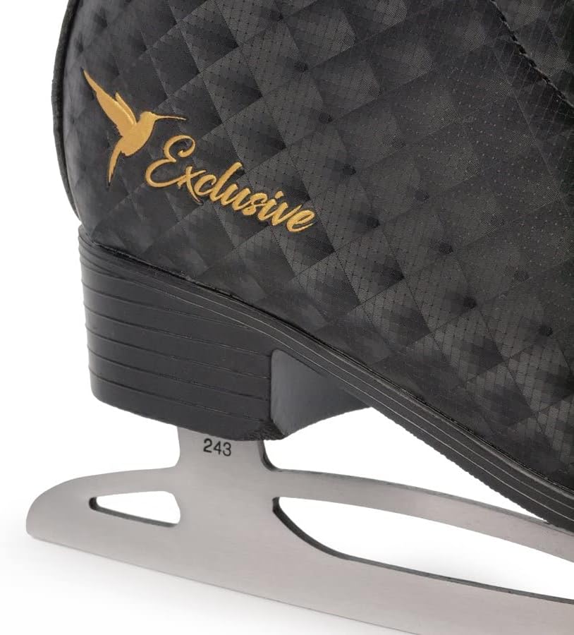 MADIVO SMJ Exclusive Damen Schlittschuhe Eiskunstlauf Eislaufschuhe Klassische Eislauf Schwarz | Grö