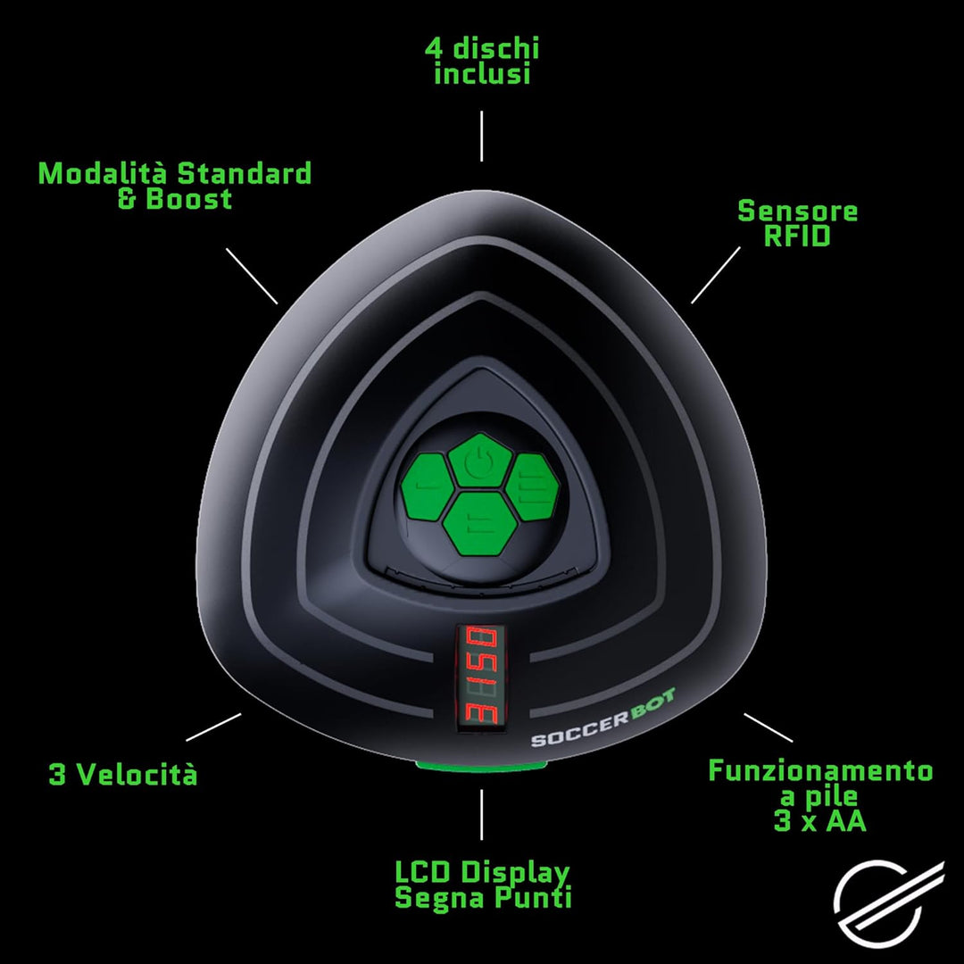 Soccer Bot Smart Ball, Roboter für den Innenbereich, Solo oder Multiplayer, ab 3 Jahren, MR100, Schw