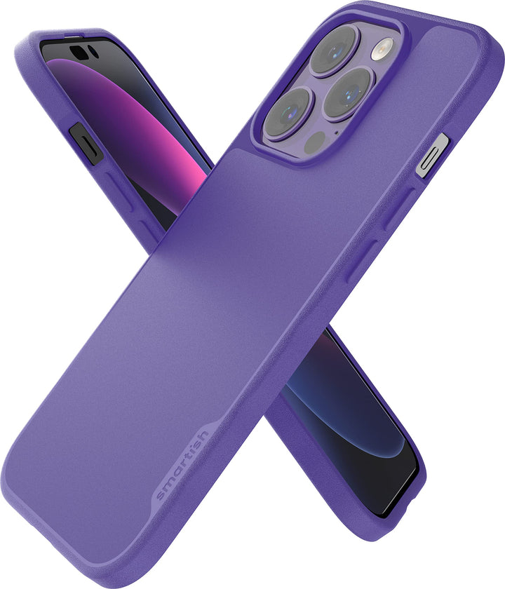 Smartish iPhone 14 Pro Slim Case – Gripmunk kompatibel mit MagSafe [Leicht + Schutz] Dünne Griffabde
