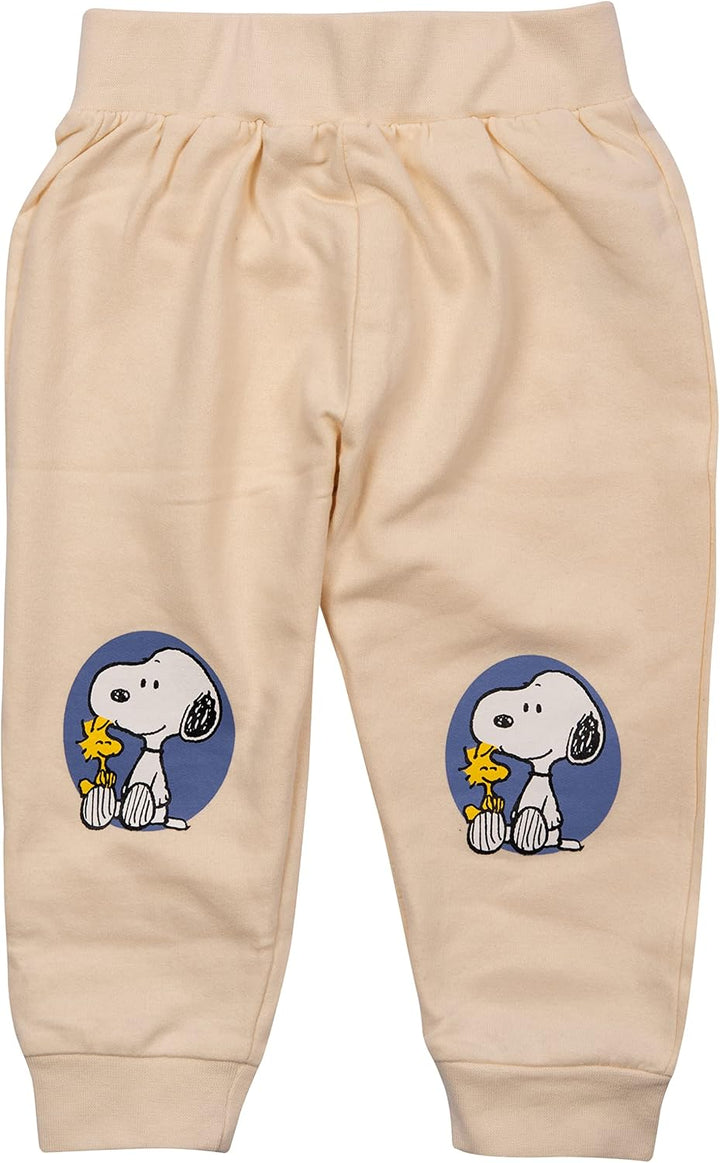 United Labels The Peanuts Baby Set Snoopy - Big Hugs - Oberteil Pullover mit Hose 2-Teiler Lila/Rosa