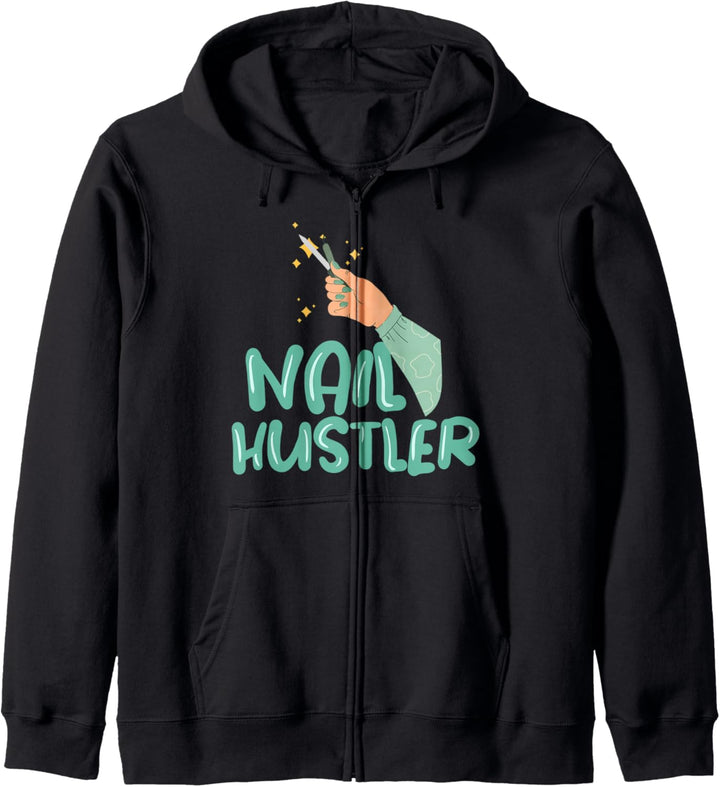 Maniküre Hand Kapuzenjacke
