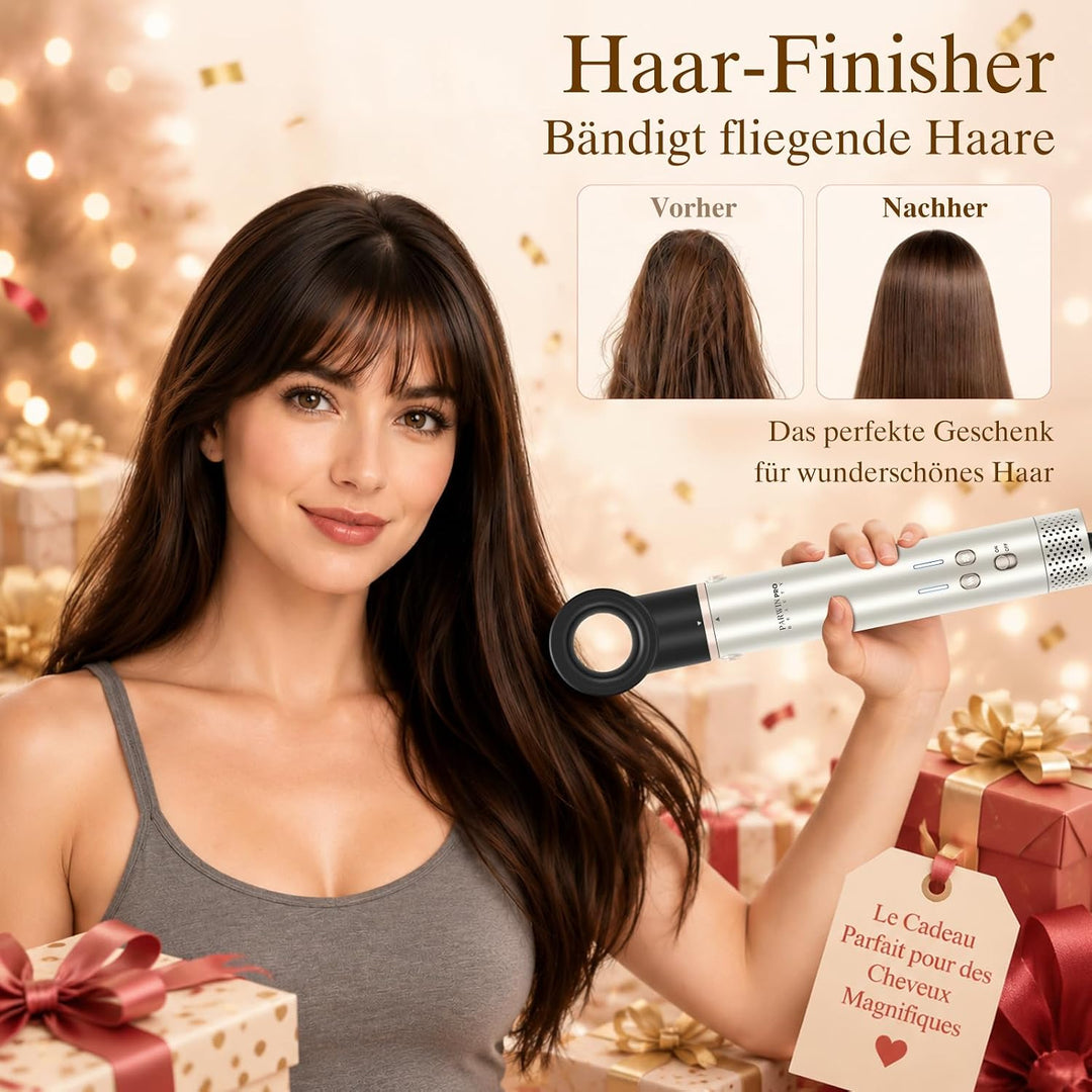 7 in 1 AirStyler, Automatische Doppelspannung MaxAIR 2.0 Multi-Styler Set Champagnersilber, Champagn