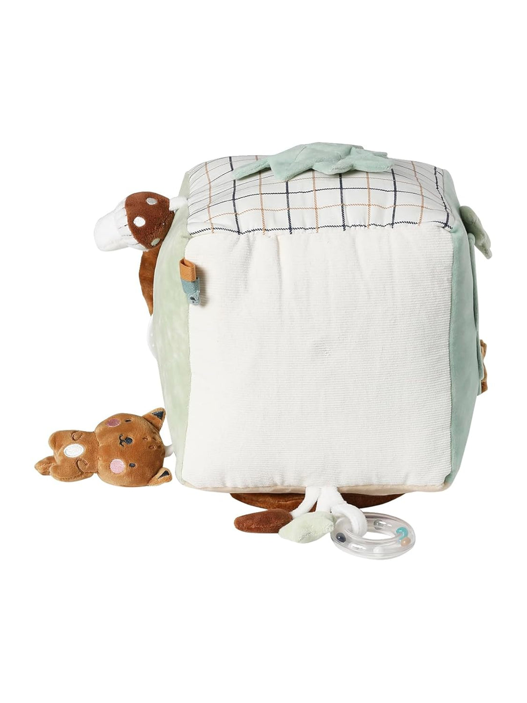 VERTBAUDET Baby Activity-Stoffwürfel GRÜNER WALD braun, Braun