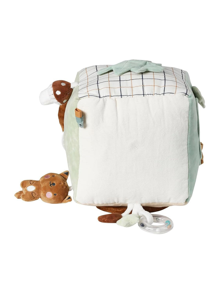VERTBAUDET Baby Activity-Stoffwürfel GRÜNER WALD braun, Braun