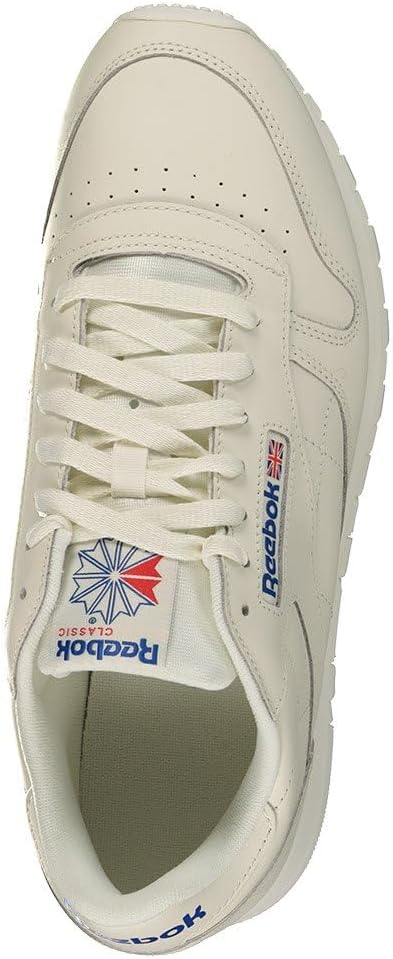 Reebok Unisex Classic LeatherSneaker 34 EU Chalk Vecblu Vecred, 34 EU Chalk Vecblu Vecred