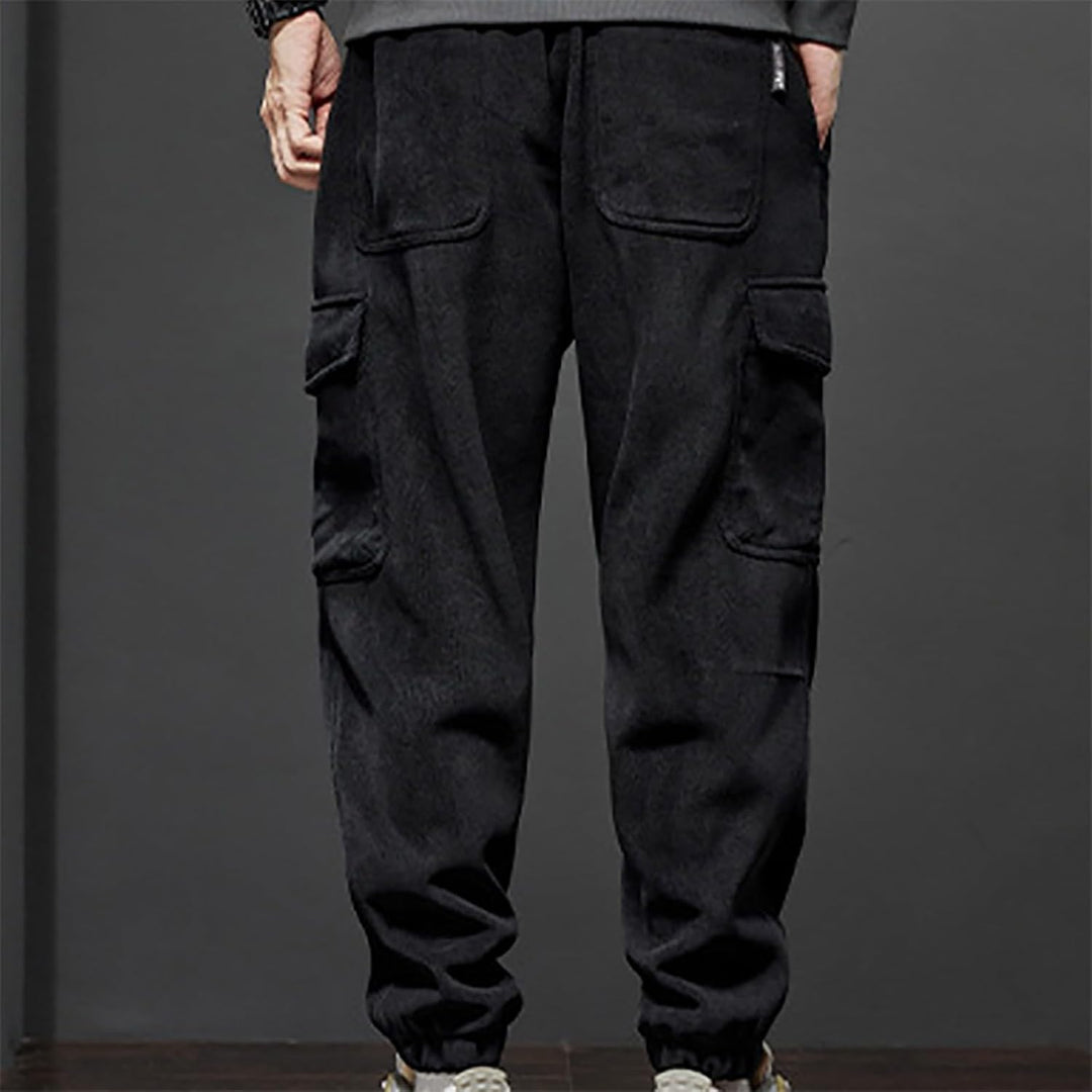 Generisch Winterhose Herren Outdoor, Cargo Hosen Herren Warm, Jogginghose Mit Bündchen Cargohose Vie