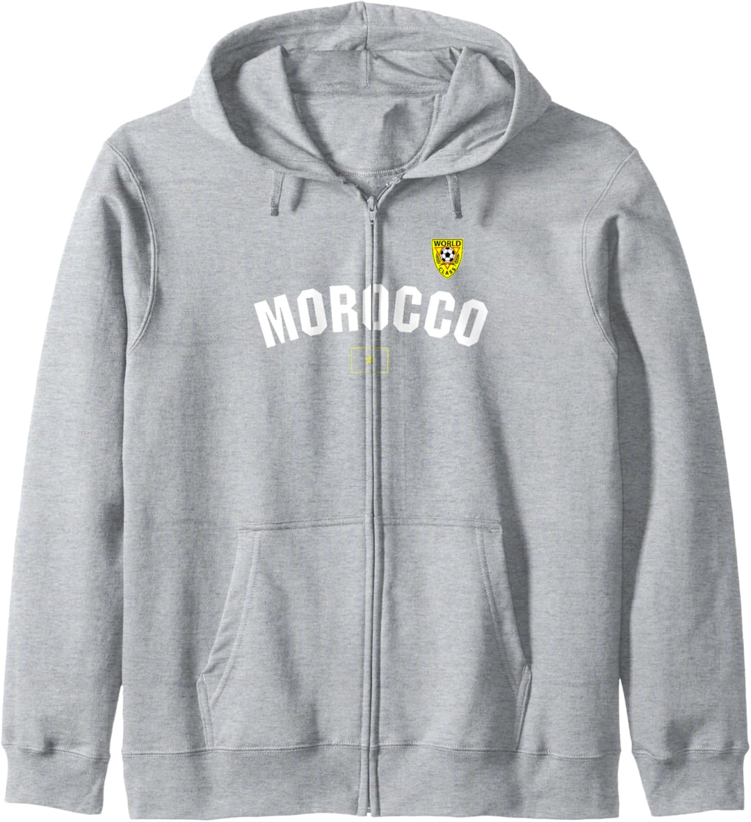 Morocco Flag World Class Soccer Jersey Kapuzenjacke