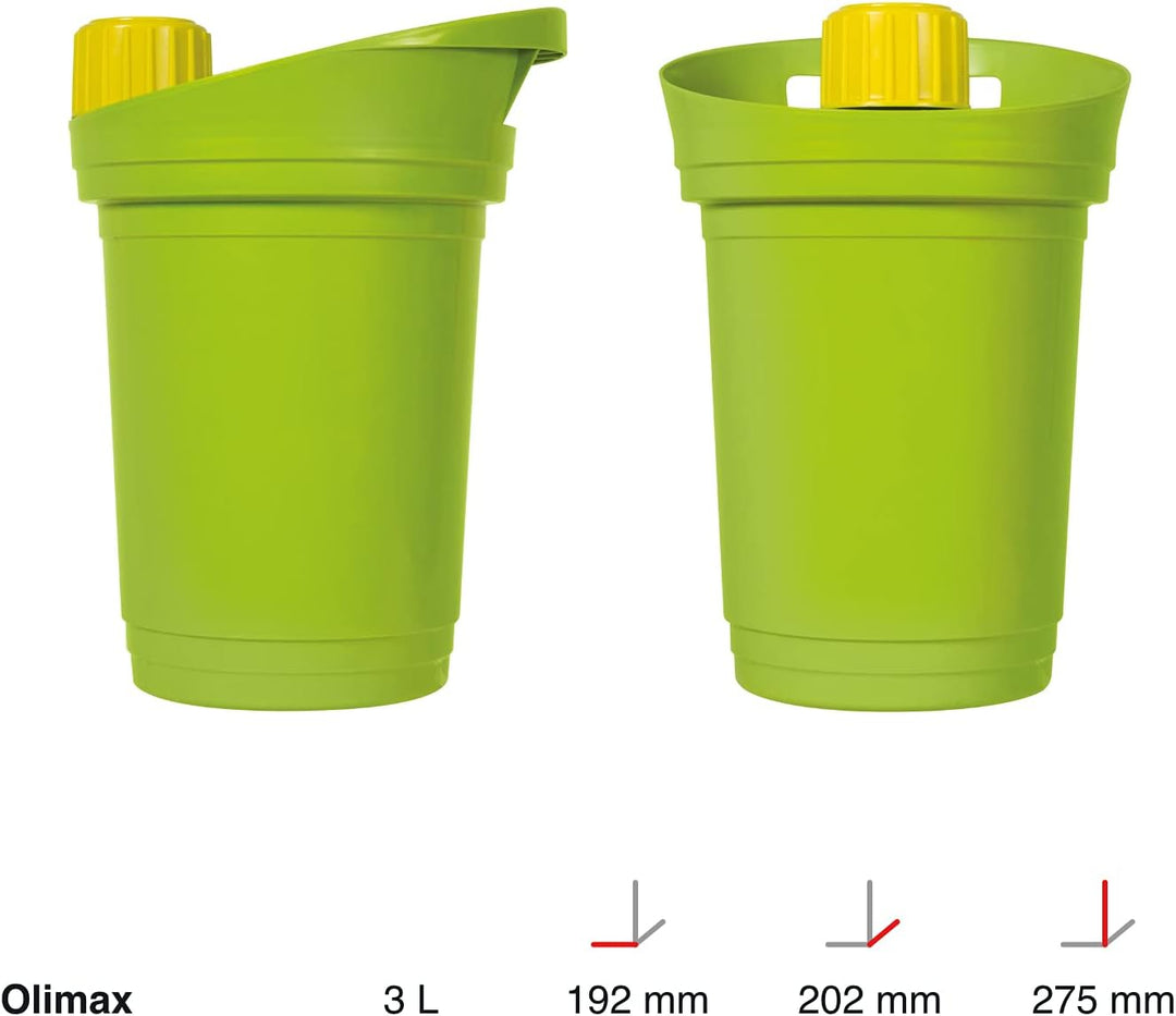 Mattiussi Ecologia Olimax, Polypropylen, Grün, 3 L