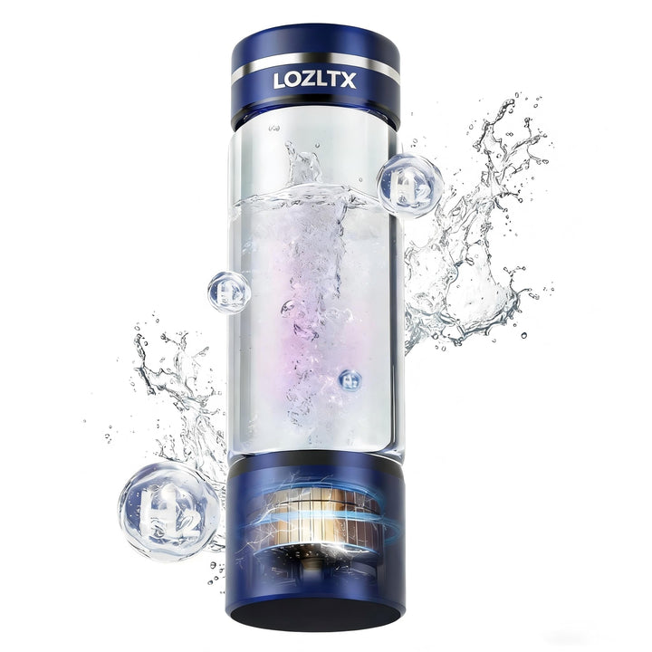 Hochwertige Wasserstoff Wasserflasche【24h stabile H₂-Aktivität & SPE-Technologie】【SilberTec 360° – 9