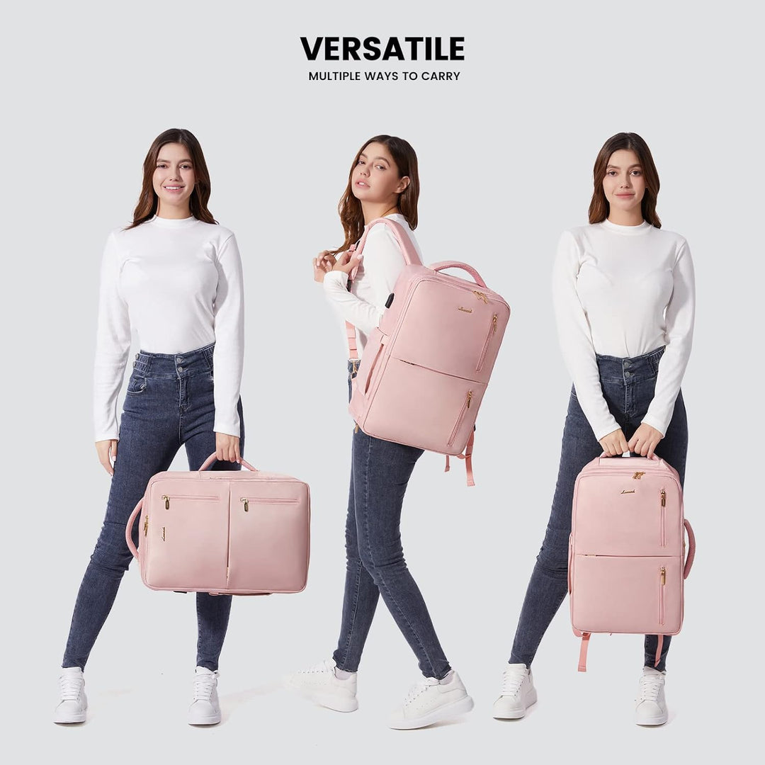 LOVEVOOK Reiserucksack Damen, Handgepäck Rucksack 55x40x20, Rucksack Damen gross mit Schuhfach & Nas