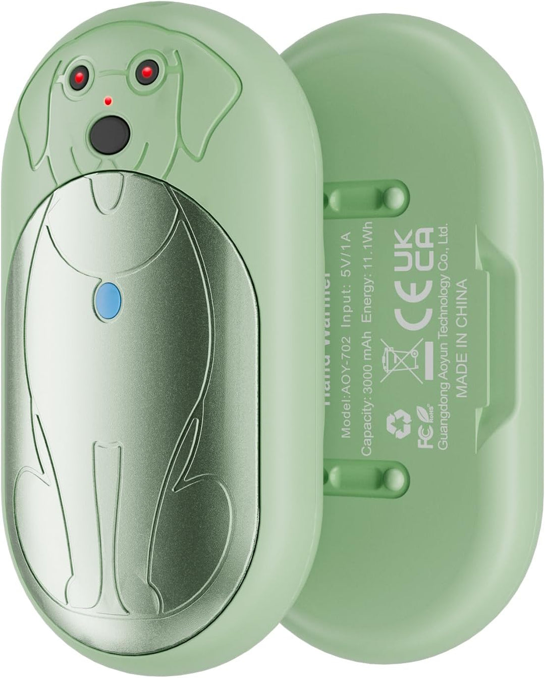 COTOP Handwärmer Elektrisch, 6000mAh 2er Pack Taschenwärmer Wiederverwendbar, akku Handwärmer Kinder