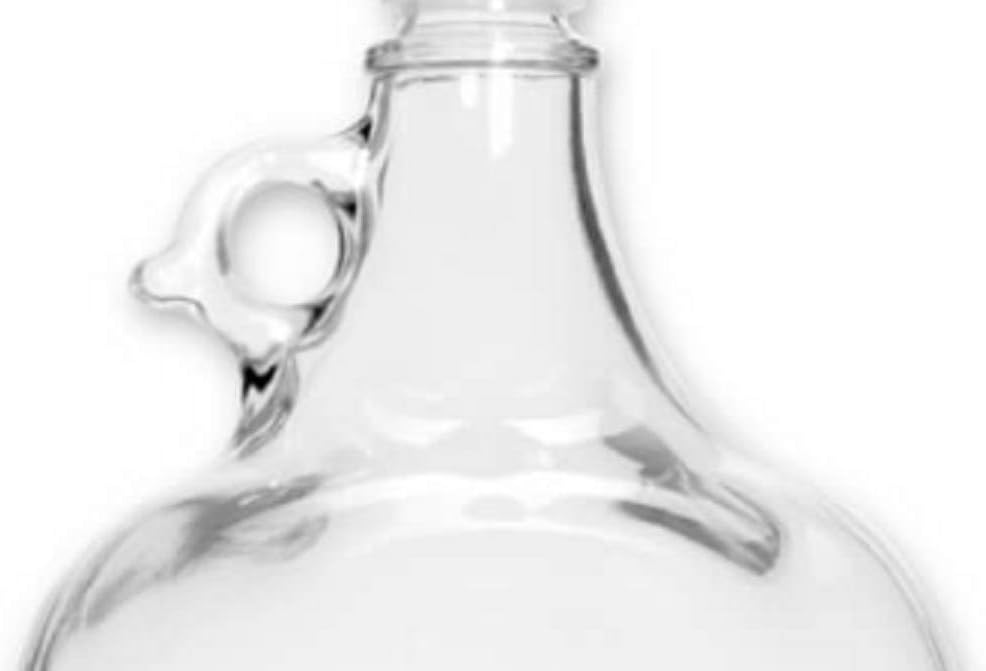 lilawelt24 4 x 5L GLASBALLON Weinballon GÄRBALLON GLASFLASCHE Flasche Gallone Leere Glasflasche zum
