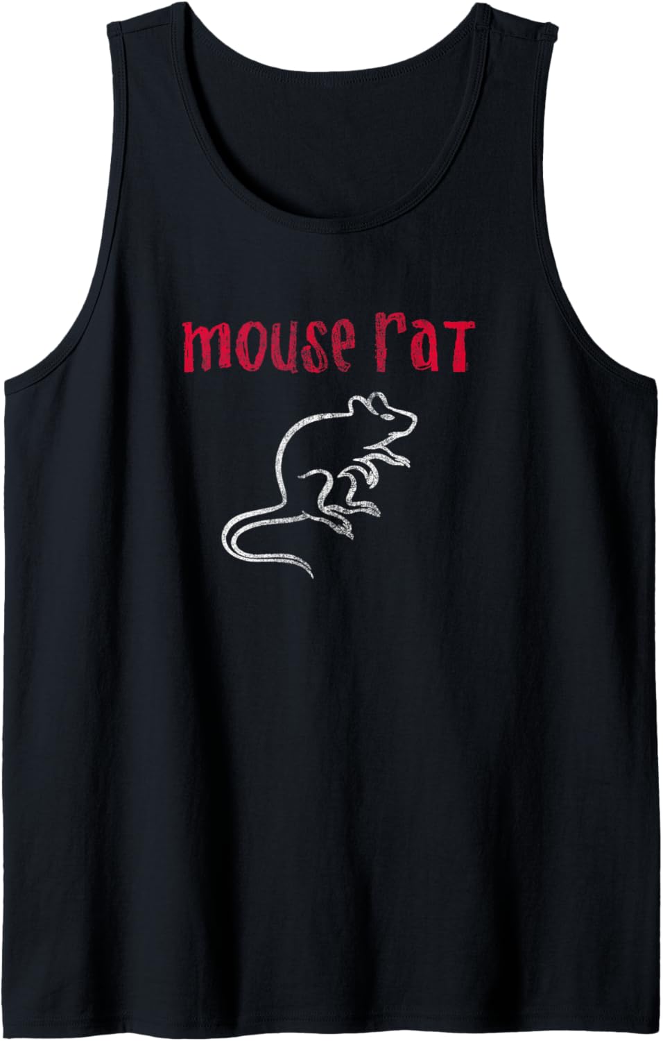 Parks & Recreation Maus Ratte Logo Distressed Tank Top