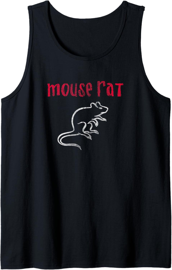 Parks & Recreation Maus Ratte Logo Distressed Tank Top
