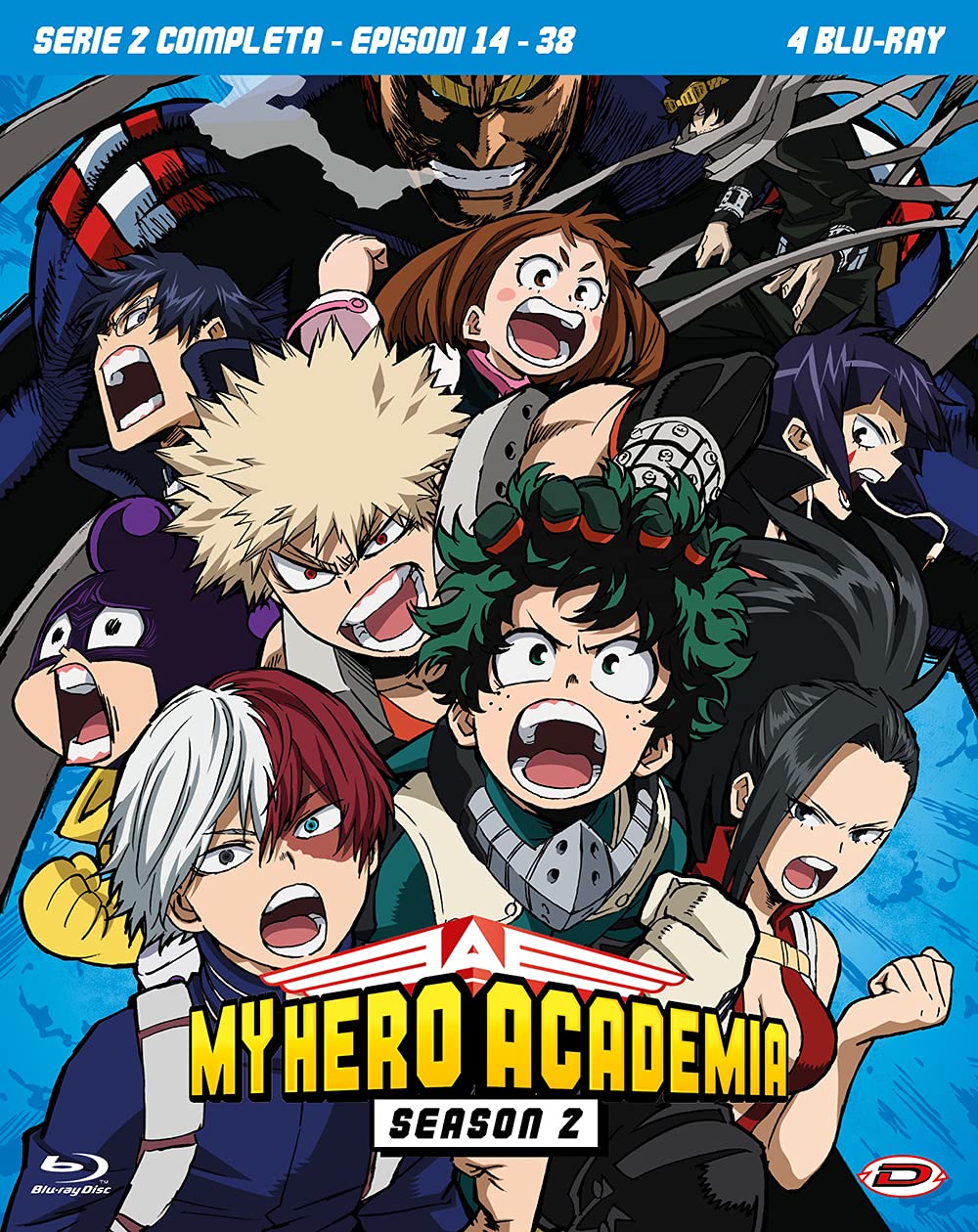 My Hero Academia St.2 Completa (Box 4 Br) (Eps 27-38) [Region Free] [Blu-ray], Blu-ray