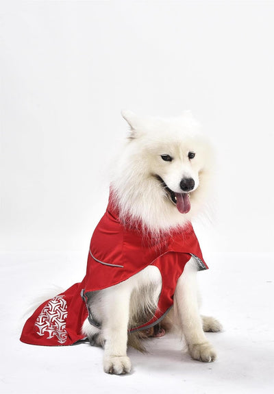 iEnergy™ JUD Hundemantel Hunde Winterjacke windabweisender, ultraleichter und reflektierender Hundem