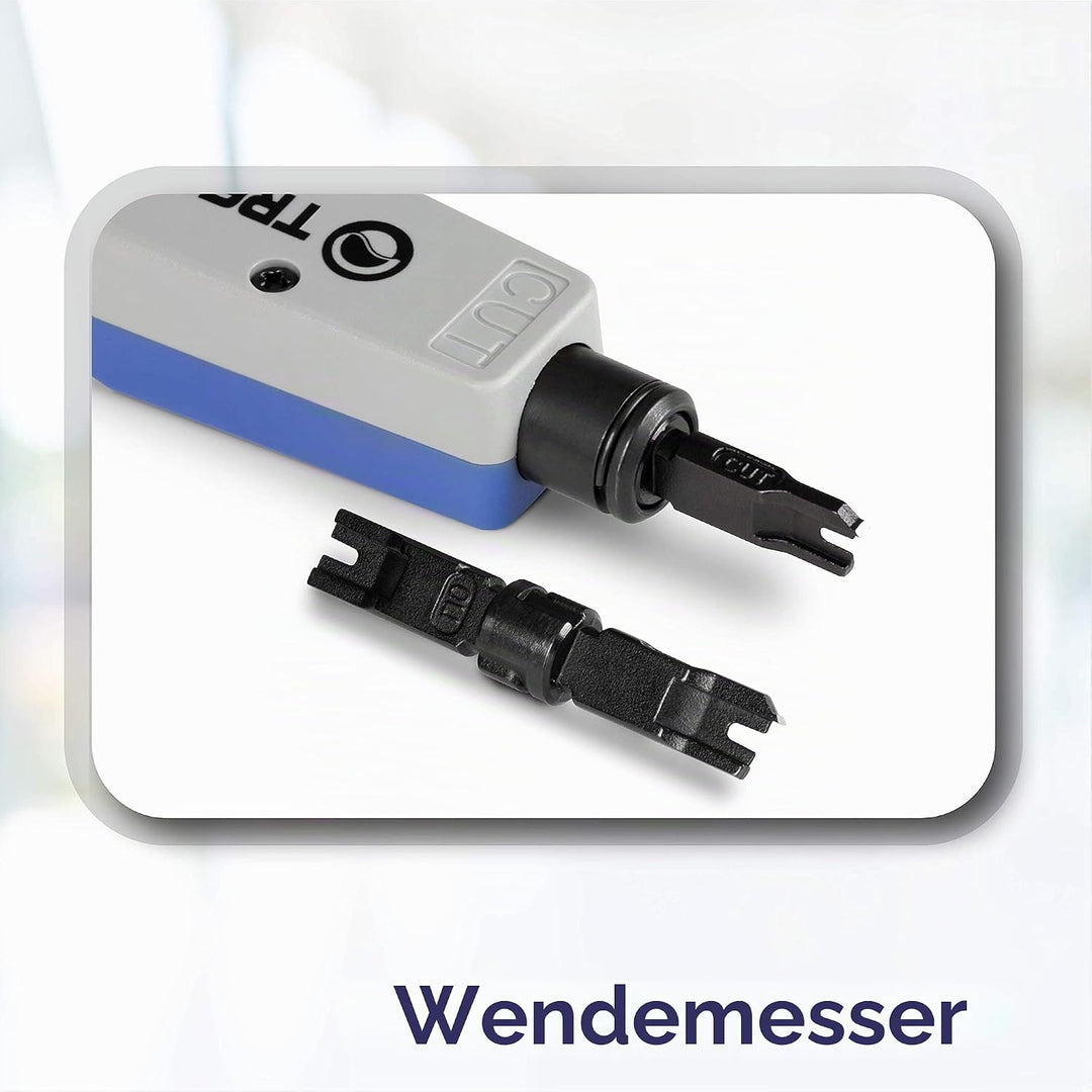 TRENDnet TC-PDT Anlegewerkzeug mit 110 und Krone-Messer, Krone-Messer