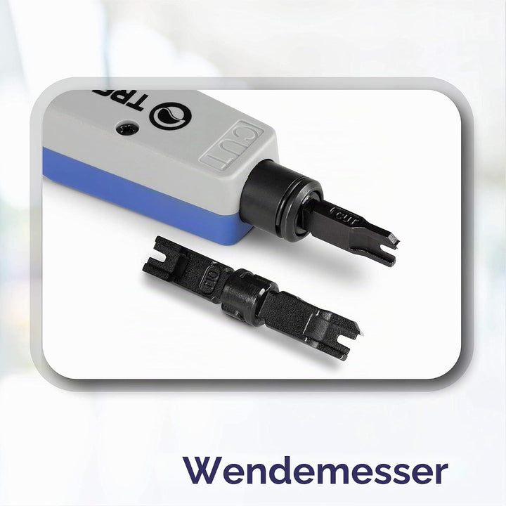 TRENDnet TC-PDT Anlegewerkzeug mit 110 und Krone-Messer, Krone-Messer