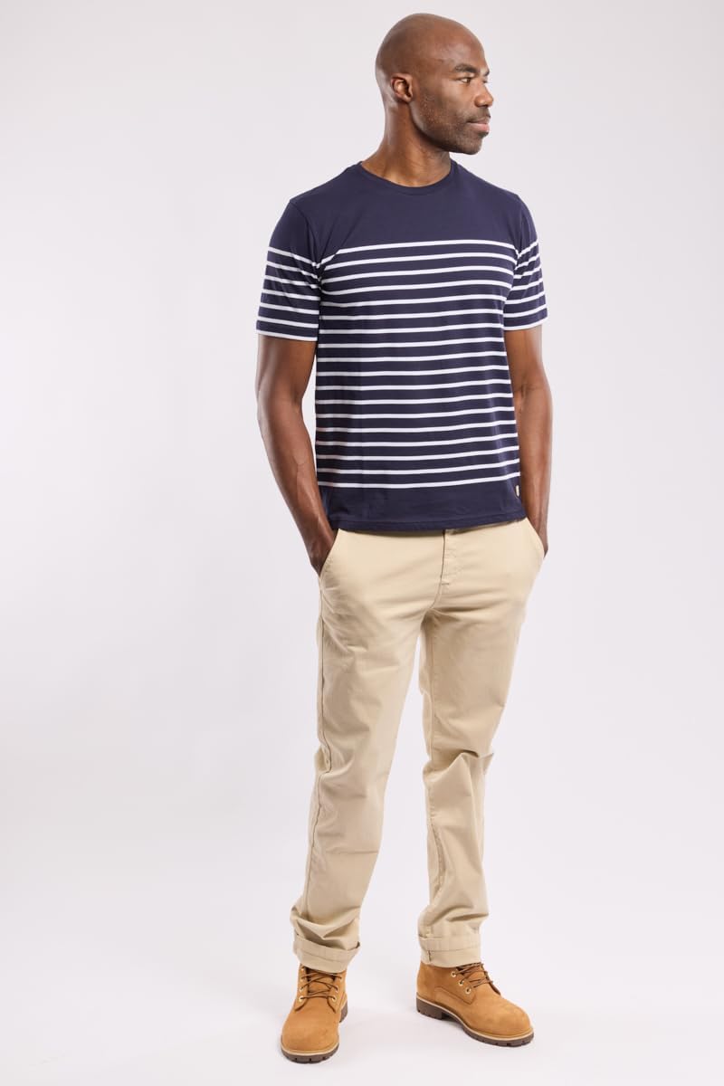 Armor Lux Herren Marinière Etel Héritage Homme T-Shirt S Mehrfarbig (600 Navire/Blanc 600), S Mehrfa