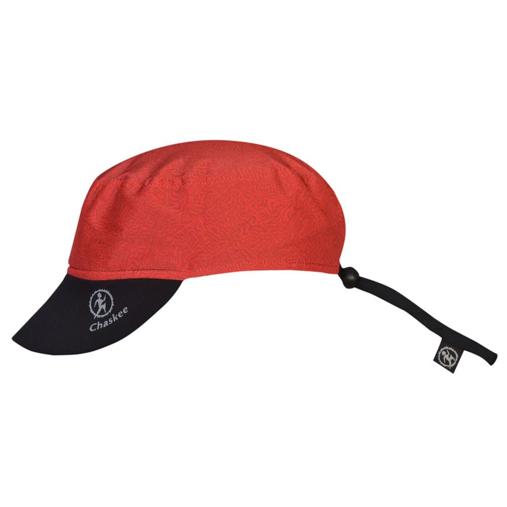 Chaskee Reversible Cap, Labyrinth rot, ONE Size