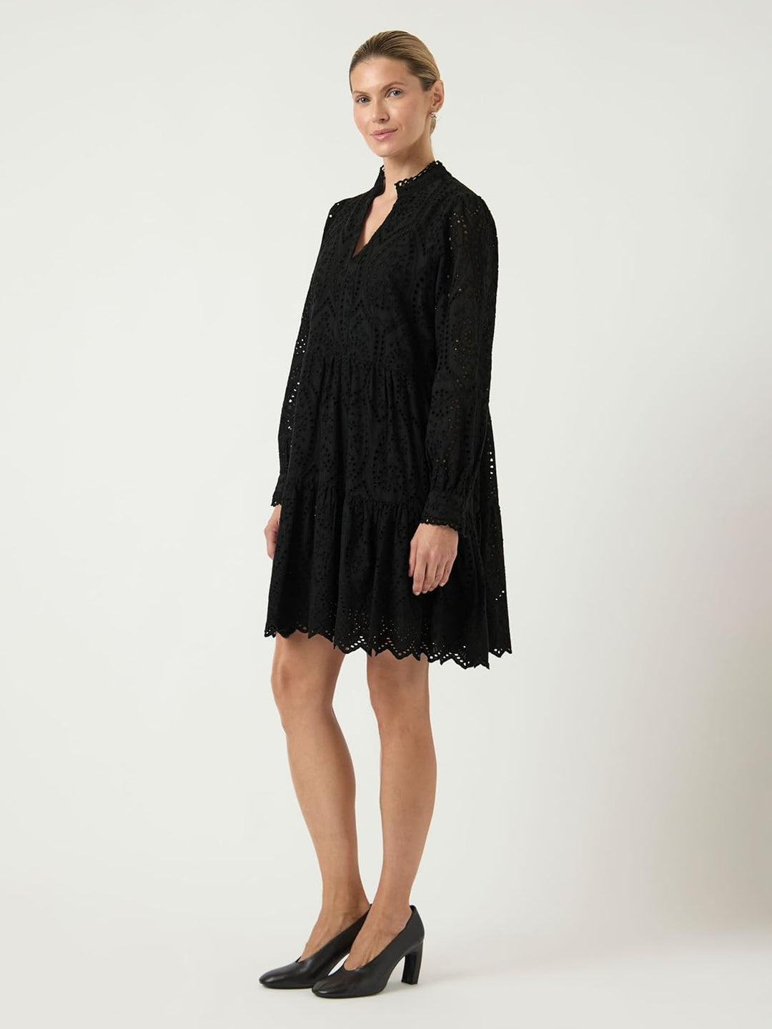 YAS Damen Yasholi Ls Dress S. Noos Kleid M Schwarz, M Schwarz