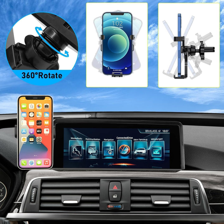 TTCR-II Kompatibel mit BMW X1 Handyhalterung, Brauch Passt Basis für BMW X1 F48 2016-2019/X2 F39 201