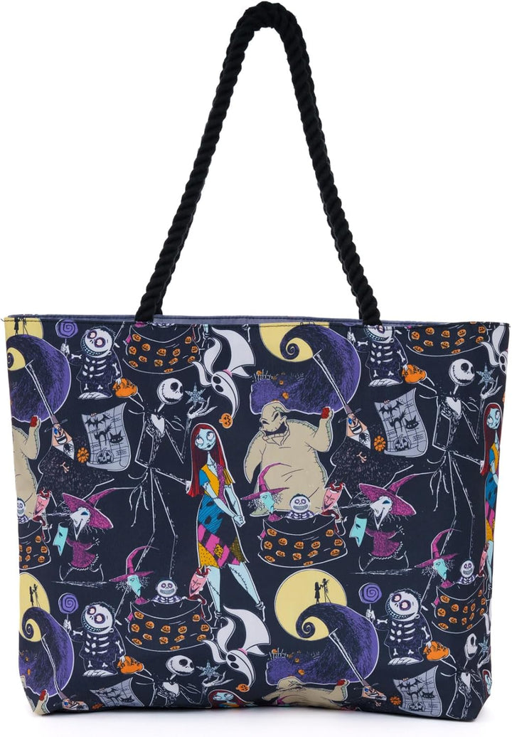 Disney Tote Nightmare Before Christmas Jack Skellington Print Leichte Tasche, Nightmare Before Chris