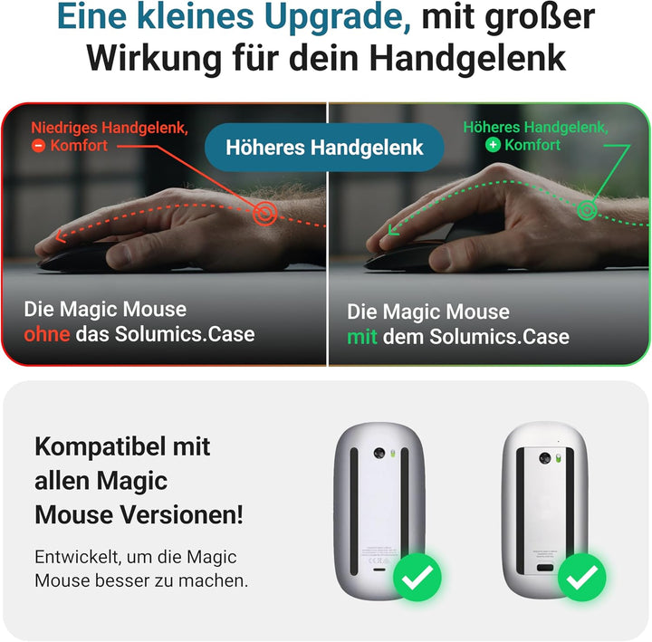 Magic Mouse Case für verbesserte Handhaltung | Das Magic Mouse Upgrade | Eine kompakte Hülle für die