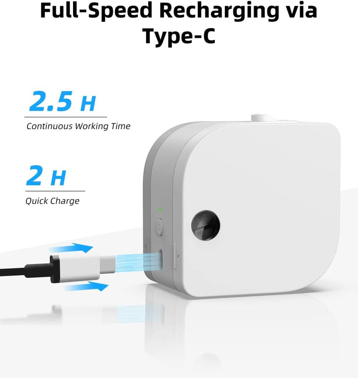 Phomemo P12 Pro Beschriftungsgerät Handgerät | Mini Bluetooth Etikettiergerät mit Etikettenband | US