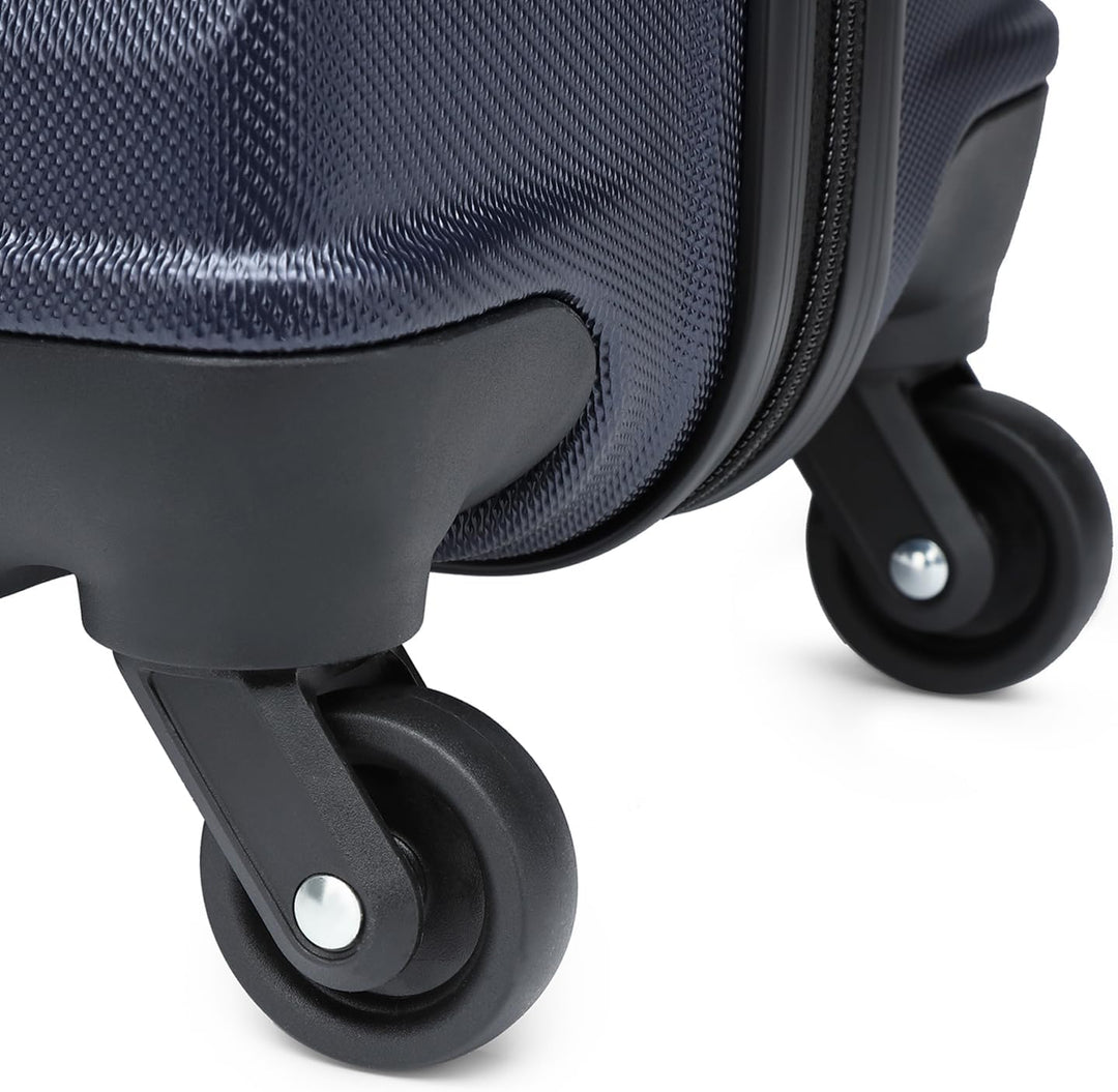 KONO Handgepäck Koffer Klein Reisekoffer Leicht Hartschale Rollkoffer mit TSA Schloss und 4 Rollen,