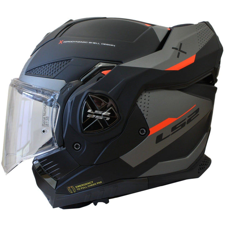 LS2, klapphelme motorrad ADVANT X Oblivion mat black titanium, S S mat black titanium, S mat black t