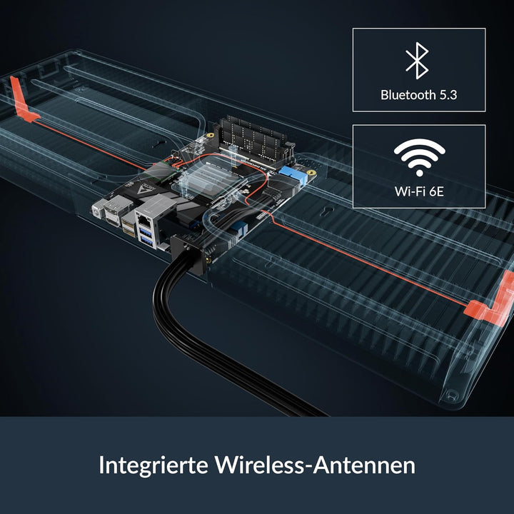 ARCTIC Senza 5700G No OS - Passiv gekühlter, lautloser PC zur Montage unter dem Tisch, ohne Betriebs
