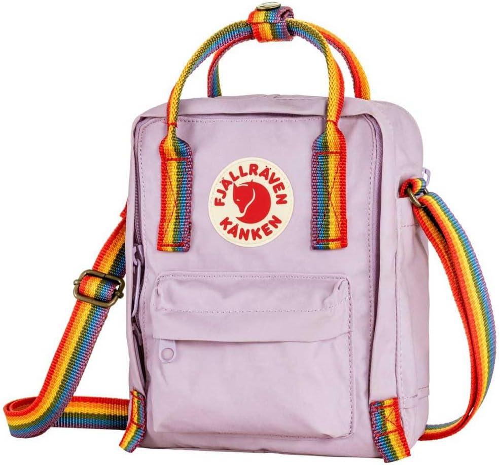 Fjällräven Kanken Rainbow Sling, 2.5 Liter/2,5 Liter, pastel lavender/rainbow pattern 2,5 Liter Past