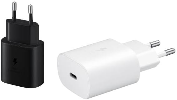 Samsung USB-C-Ladegerät, 25 W, ultraschnell, Adapter USB C auf USB, Schnellladegerät, Original-Ladeg