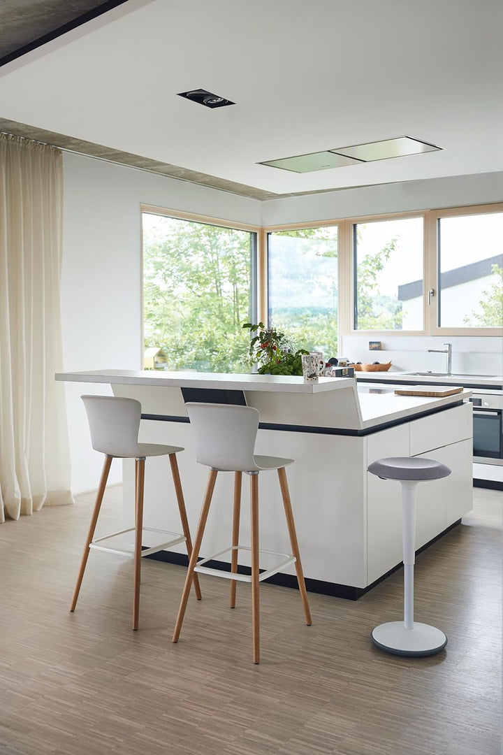 Sedus se:fit, Ergonomischer Hocker, Stehhocker, Stehsitz, Stehhilfe, Rot, Schwarz, Kunststoff, Gummi
