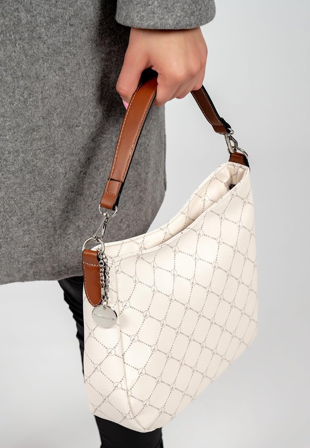 Tamaris Beutel TAS Anastasia 30901 Damen Handtaschen Print ecru 320, Ecru