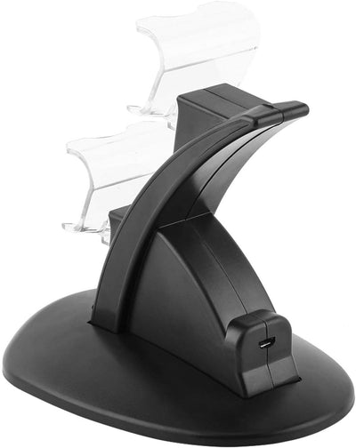 Demeras PS4-Controller-Ladeger?t USB-Dual-Ladeger?t Schnellladestation Ladestation Dock f¨¹r PS4-Con
