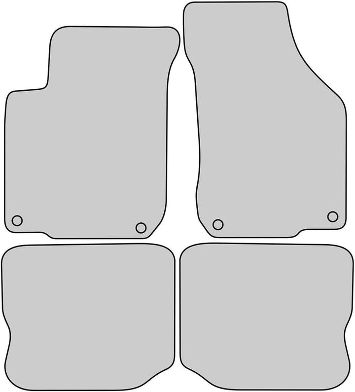 tuning-art 196 Sport Edition Fussmatten für Seat Leon 1M Toledo 1M Sport 1999-2006