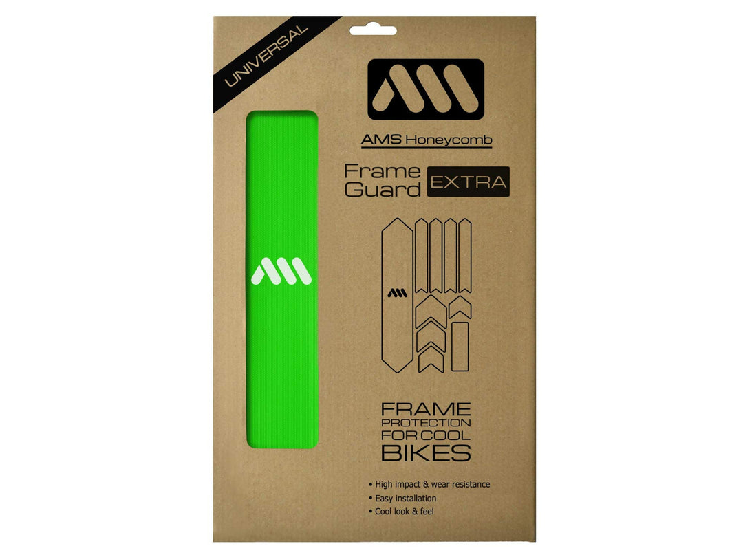 All Mountain Style AMS High Impact Frame Guard Extra Solids – Protects Your Bike from Scratches and