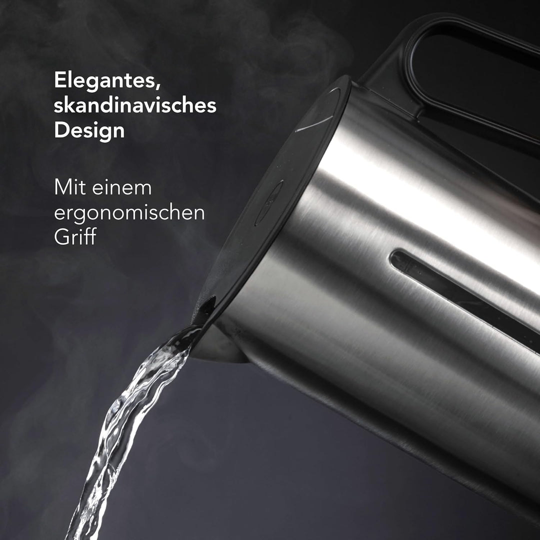 Wilfa Svart Format Wasserkocher / 1,25 Liter / 2.200 Watt/manuelle Temperaturregelung 40 bis 100 Gra