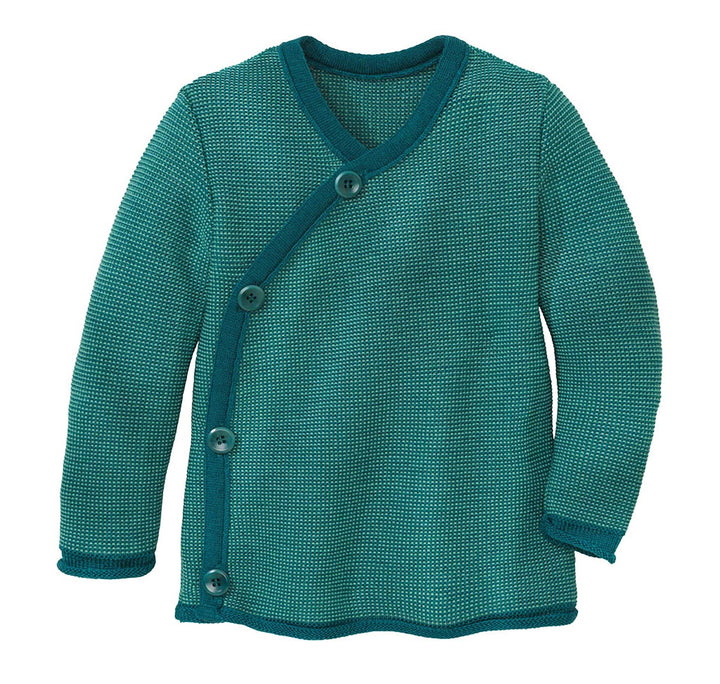 Disana Melange-Jacke Baby & Kleinkind - 100% Bio-Merino – atmungsaktiv, warm & weich, Unisex Gr. 50-