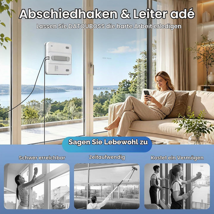 DATOUBOSS Fensterputzroboter mit App und Fernbedienung