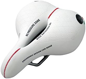 Selle Montegrappa FAHRRADSATTEL CITYSATTEL MTB Sattel Leder Damen Herren XC 2009 Vela in Weiss mit E