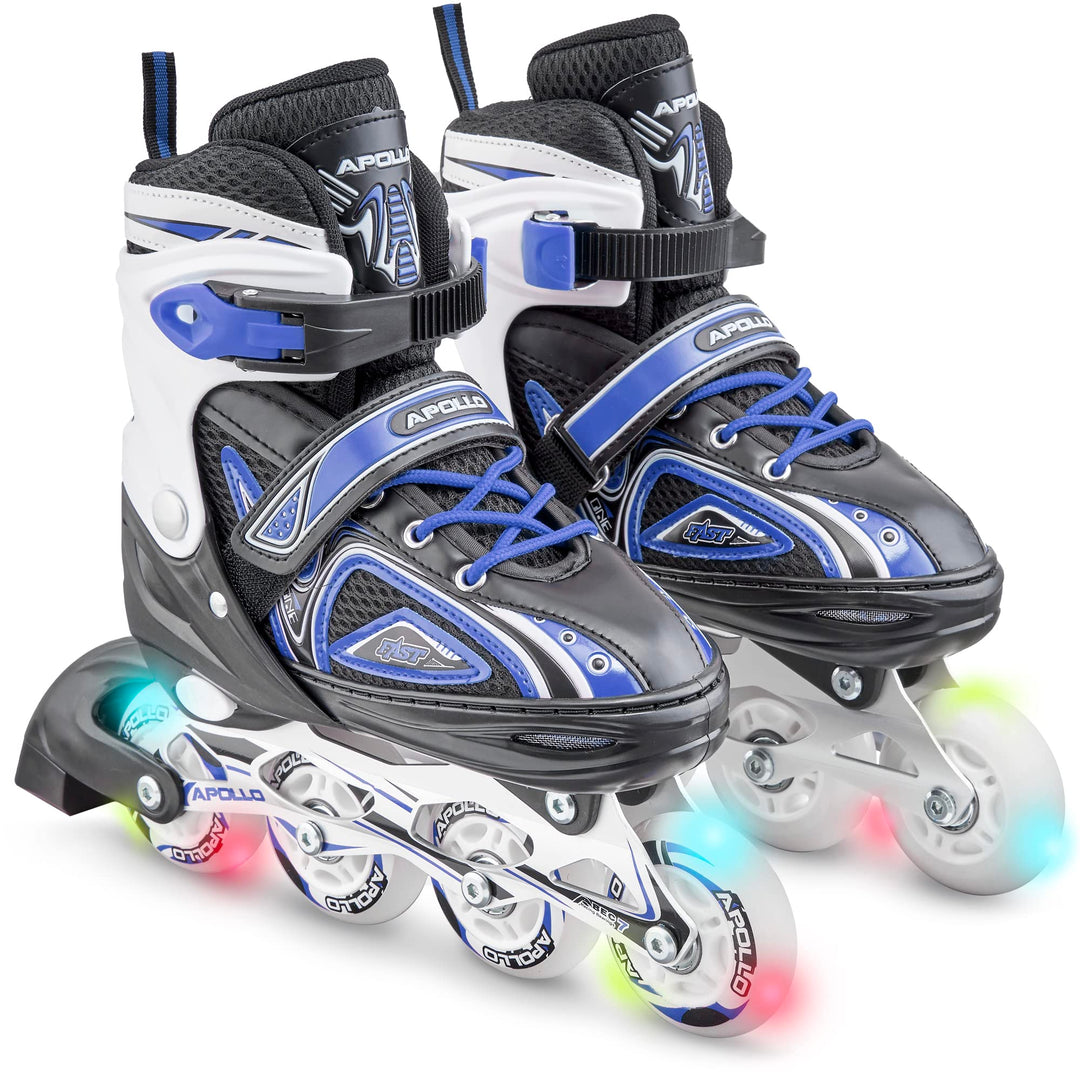 Apollo Super Blades, grössenverstellbare Inline Skates für Damen und Kinder, Inliner für Erwachsene,
