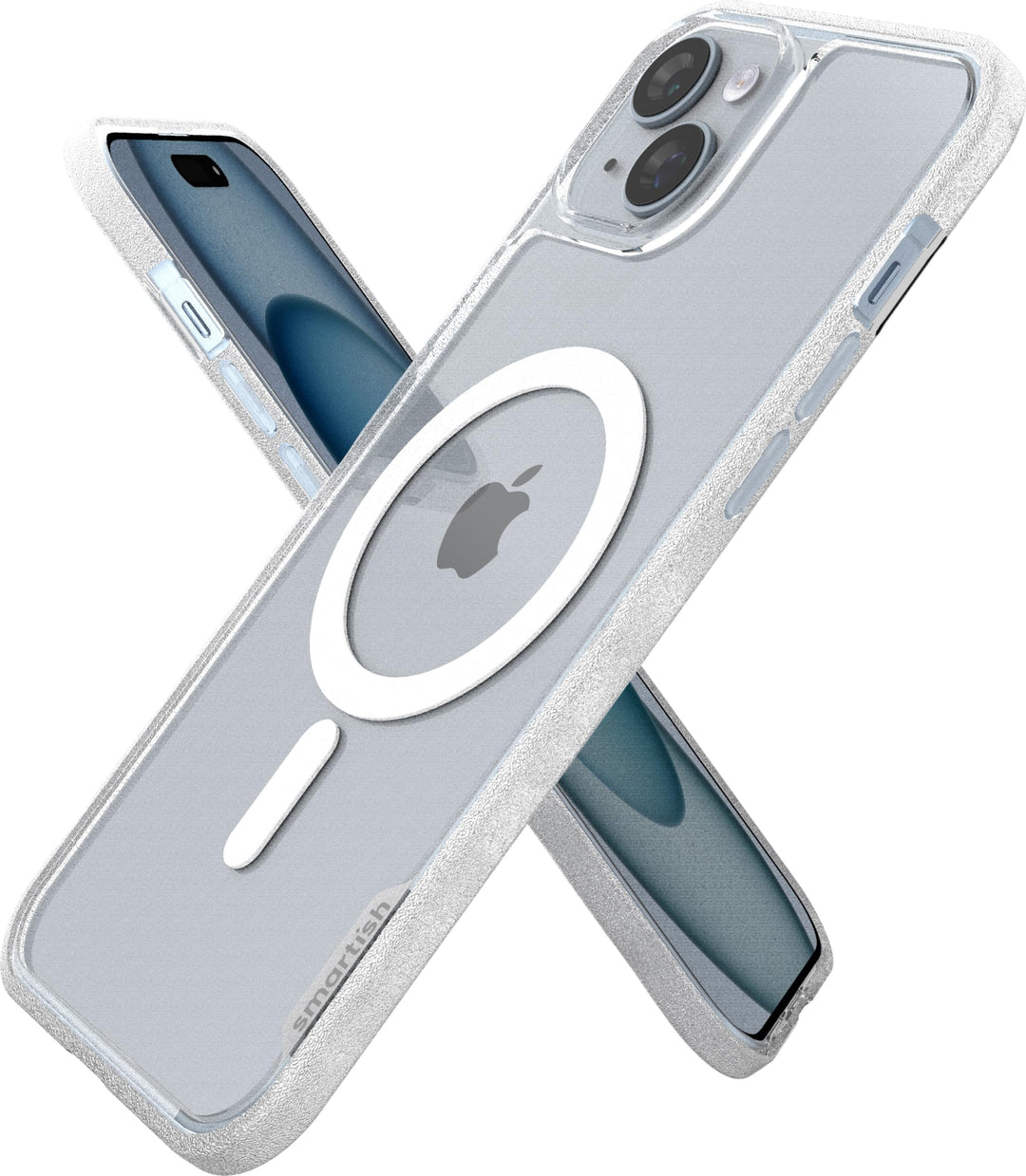 smartish iPhone 15 Plus Slim Case - Gripmunk Compatible with MagSafe [Lightweight + Protective] Thin