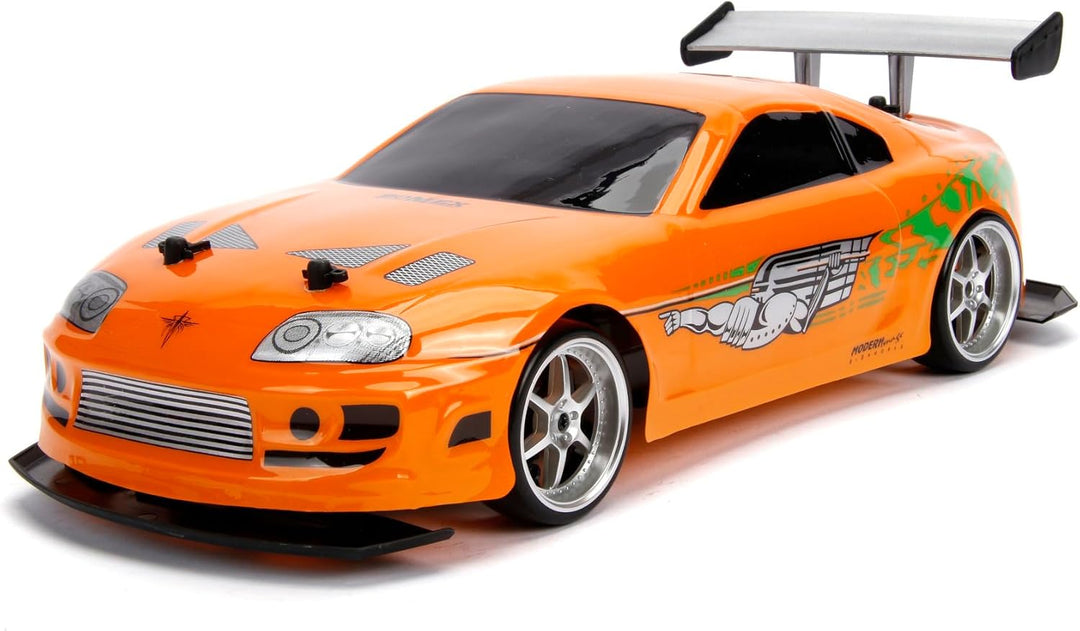 Jada Toys Fast & Furious RC-Auto, Drift 1995 Toyota Supra, Turbo, Driftfunktion, Allradantrieb, Fern