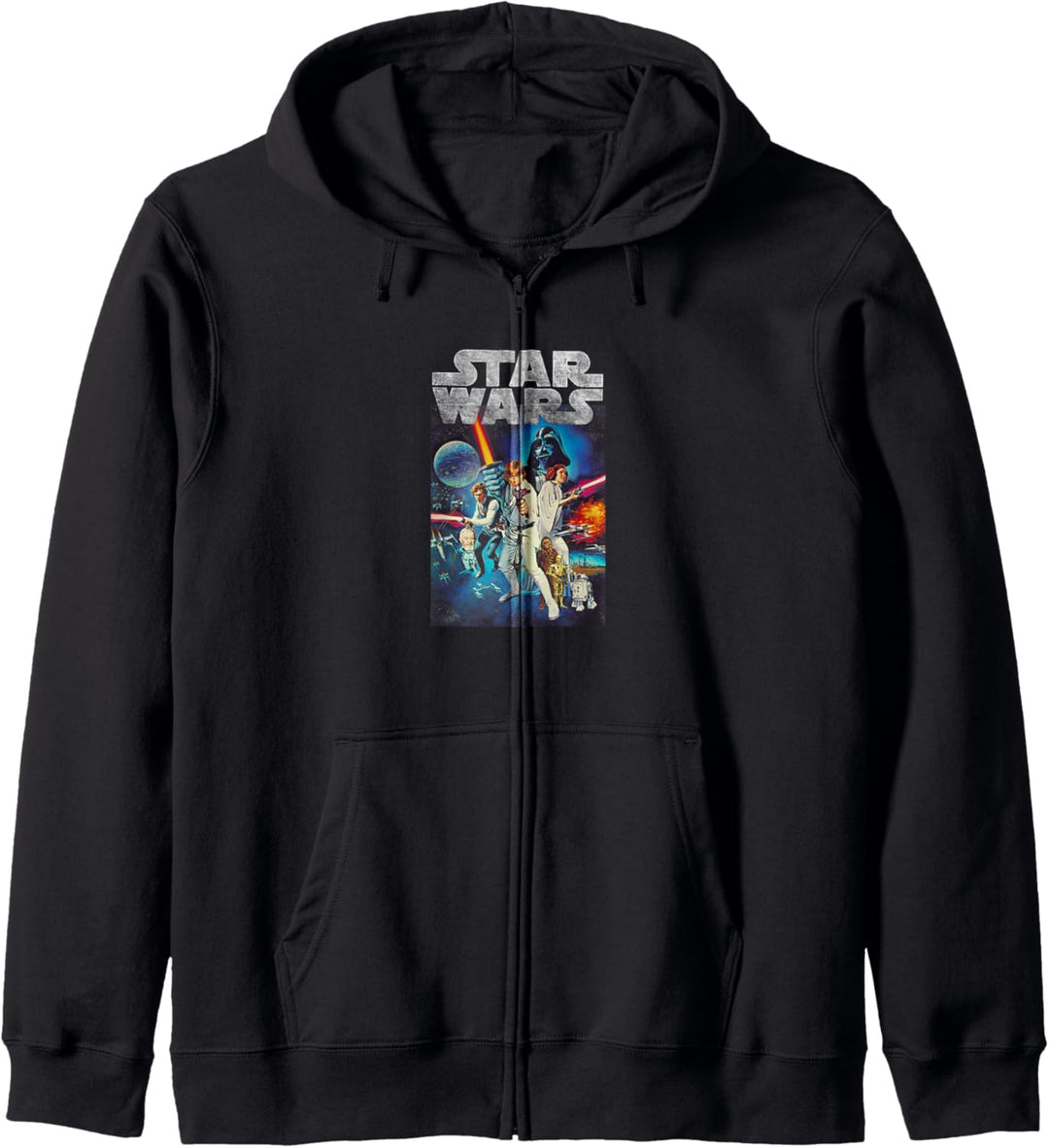 Star Wars Vintage Cast Poster Kapuzenjacke