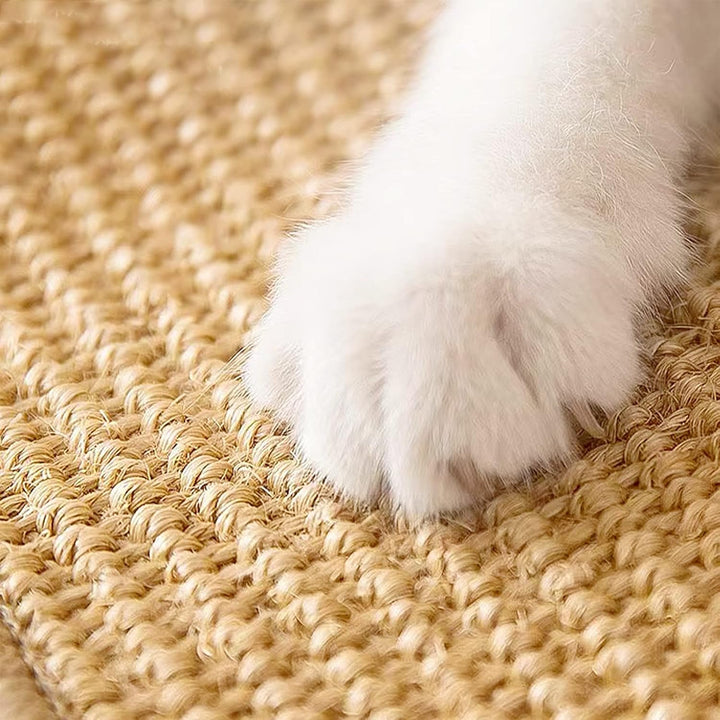2 Kratzmatte Katze Wand Sisal Teppich, 60 x 40cm Katzen Kratzbrett Natürlich Katzenkratzbretter, Kat