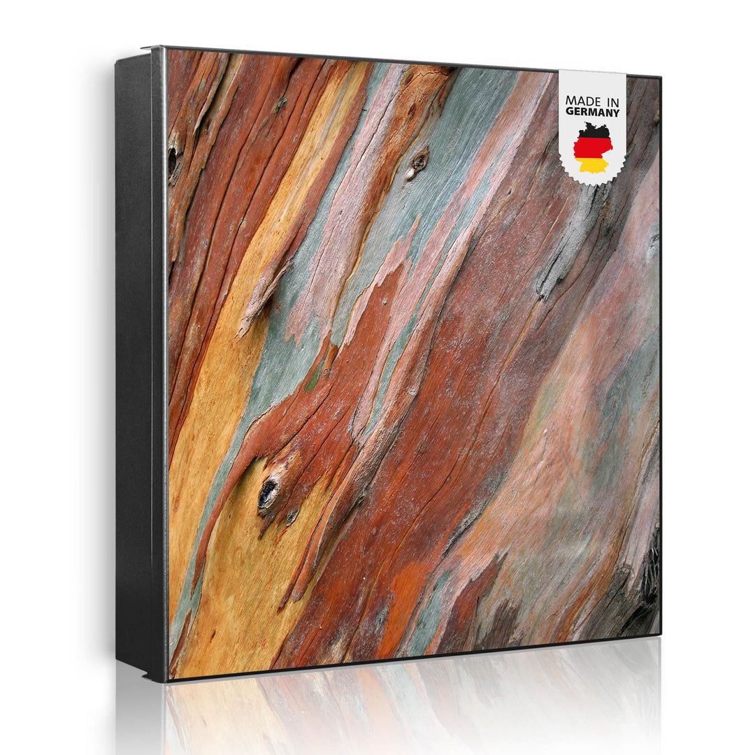 banjado Grosser Schlüsselkasten Glas - Schlüsselbox 30x30cm mit 50 Haken - Schlüsselkasten modern fü
