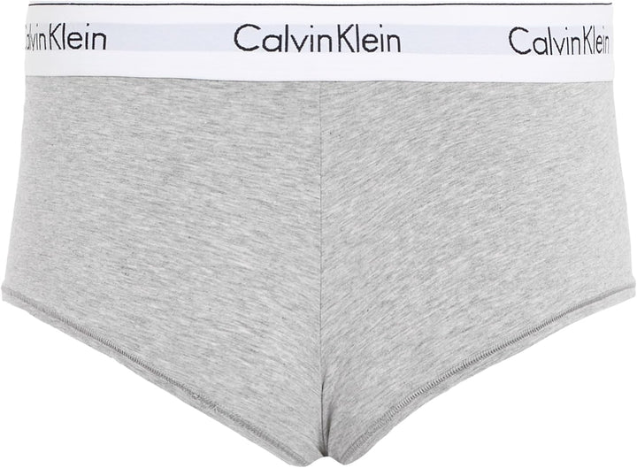Calvin Klein Damen Boyshorts XS Grau (Grey Heather), XS Grau (Grey Heather)